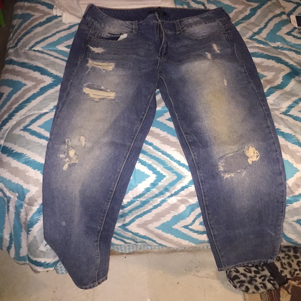 Forever 21 Distressed Jeans